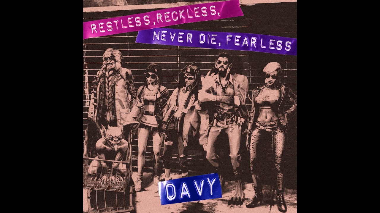 DAVY — Restless, Reckless, Never Die, Fearless (Music Video) — official video cover